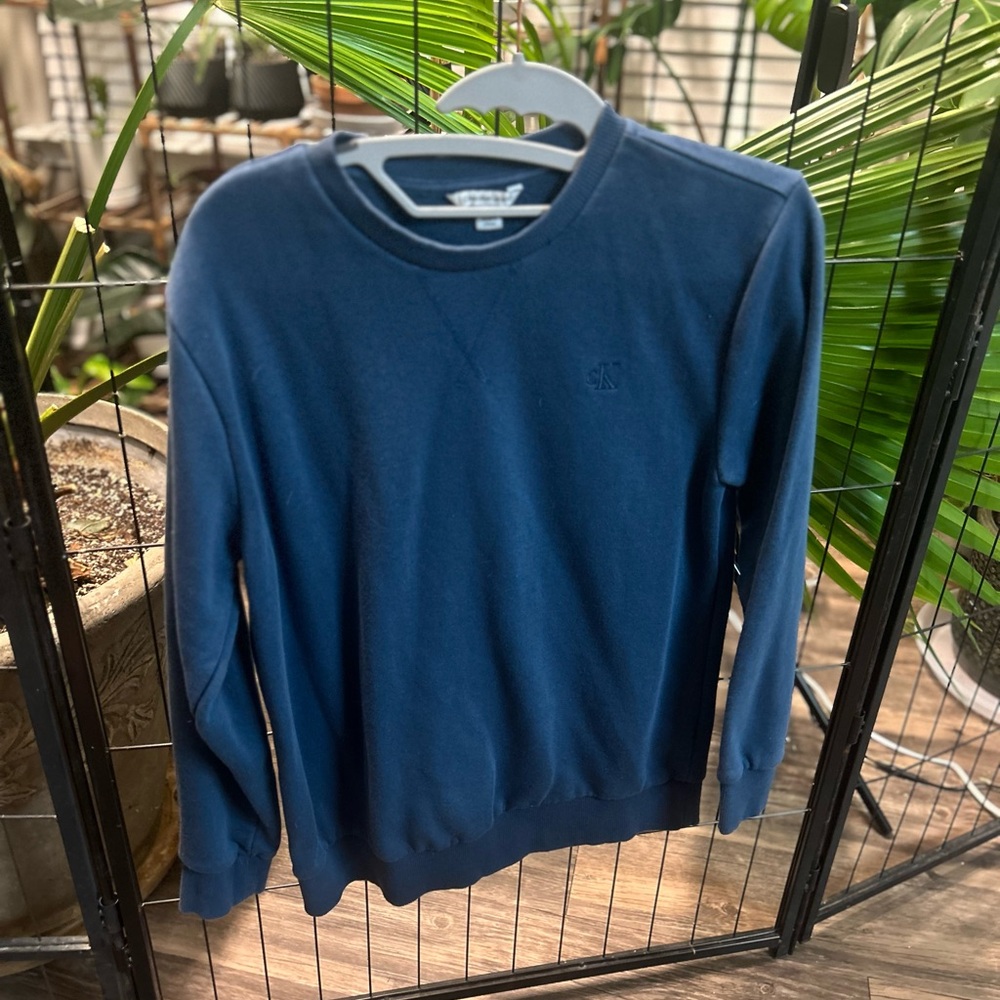 Calvin Klein Men's Navy Crewneck Sweater